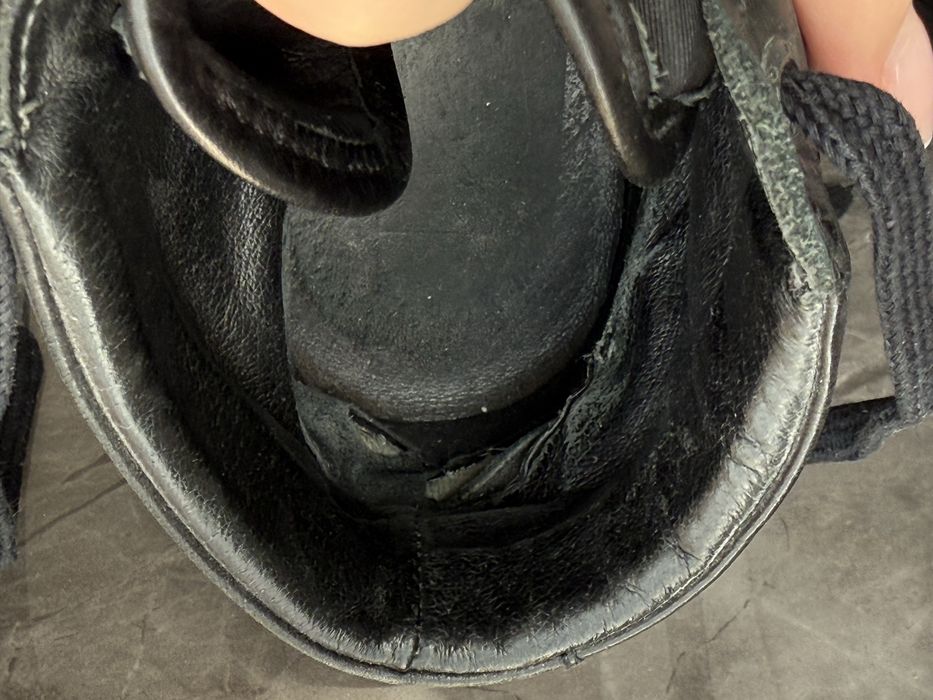 Sneakersy skórzane czarne Kenzo