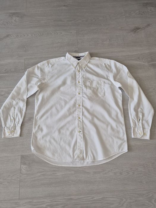 Tommy Hilfiger oryginalna biala koszula L