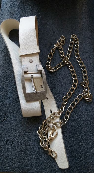Новый ремень , пояс  кожа  ,фурнитура ручка .цепочка для сумки .