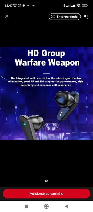 Auricular gaming top