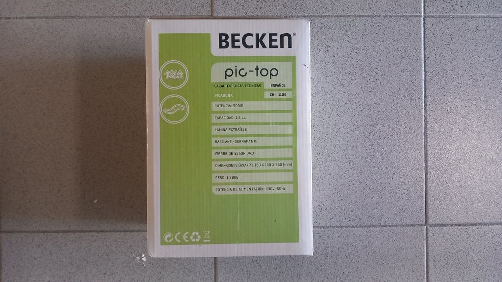 Picadora BECKEN 300W – Nova e Selada na Embalagem