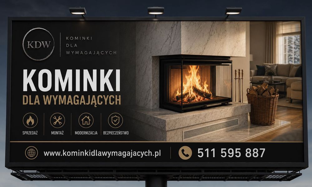 Kominek narozny z gilotyna Defro