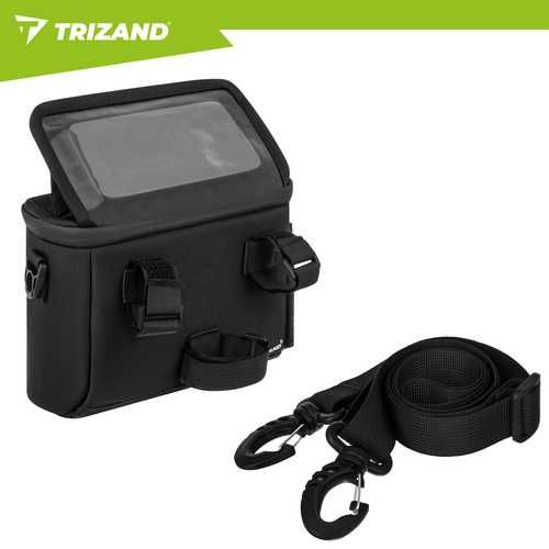 Велосипедная сумка на руль с держателем для телефона Trizand