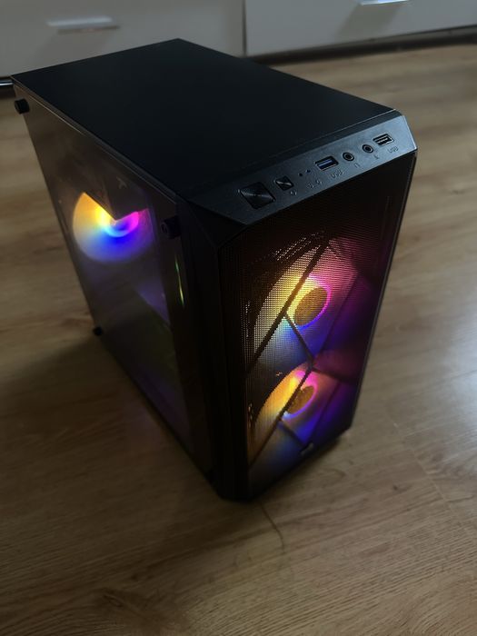 Komputer i3 10100f + Radeon RX 6500 XT 4GB, 16 GB RAM DDR4, 500GB SSD
