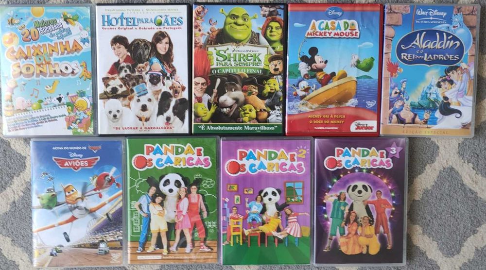 DVDs infantis originais