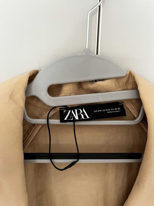 Płaszcz Trencz ZARA S-M beżowy