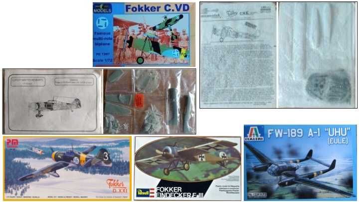 Kits 1/72 Aviões Alemães