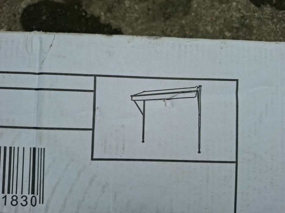 Markiza rozporowa 300 x 150, antracyt  Livarno