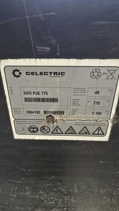 Bateria trakcyjna CELECTRIC 48V 775Ah – wózek widłowy / magazynowy