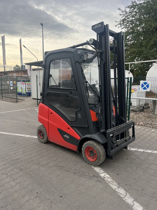 Wózek Widłowy Linde H16, LPG, 2017 Rok, KABINA, Przesuw Boczny