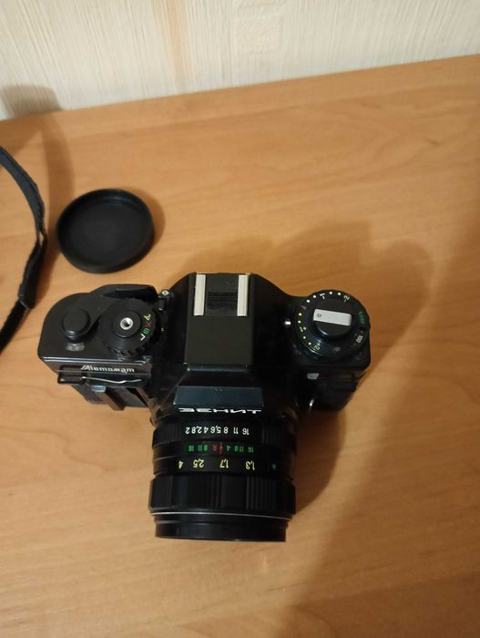 Зенит-Автомат + МС Геліос-44К-4 58mm — ретро фотоапарат раритетний
