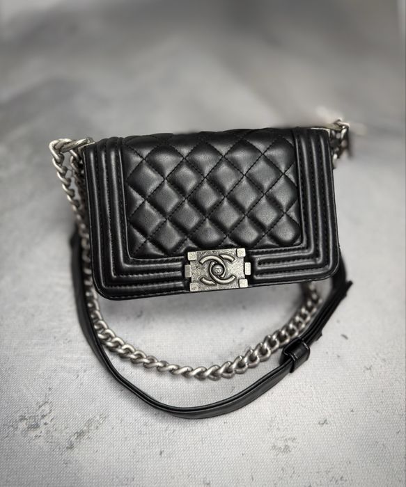 Torebka na Ramię Chanel Classic Flap | Czarna Pikowana |