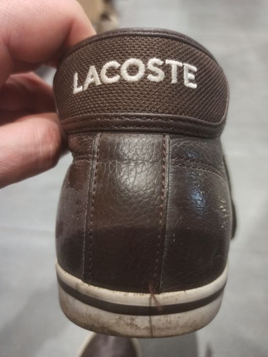 Кеды мужские кожа lacoste 42