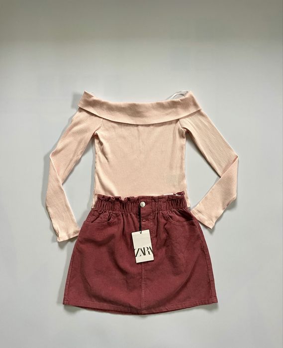 Спідниця Zara 152 Кофта H&M 146/152