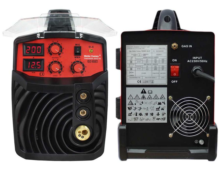 APARELHO SOLDA Welder Fantasy TWINMIG 200A-IG 2 em 1 + Carrinho