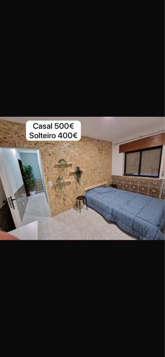 Quarto casal/solteiro Em Setubal perto do Alegro