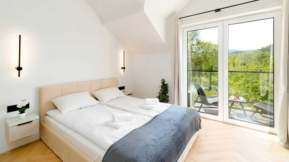 Apartament Karpacz – widok na Śnieżkę, balkon, klimatyzacja | Orkana