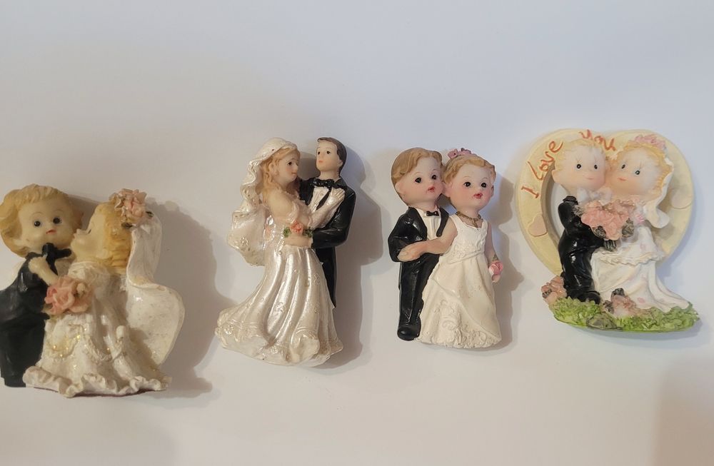 Колекція фігурок весільних. Наречена і наречений.