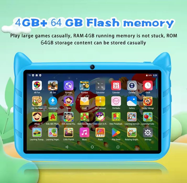 Tablet dla dzieci 7cali Android 13