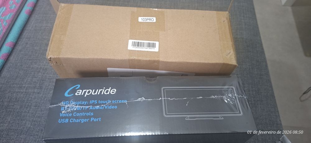 Carpuride W103PRO novo na caixa selada ou troco por outro para moto