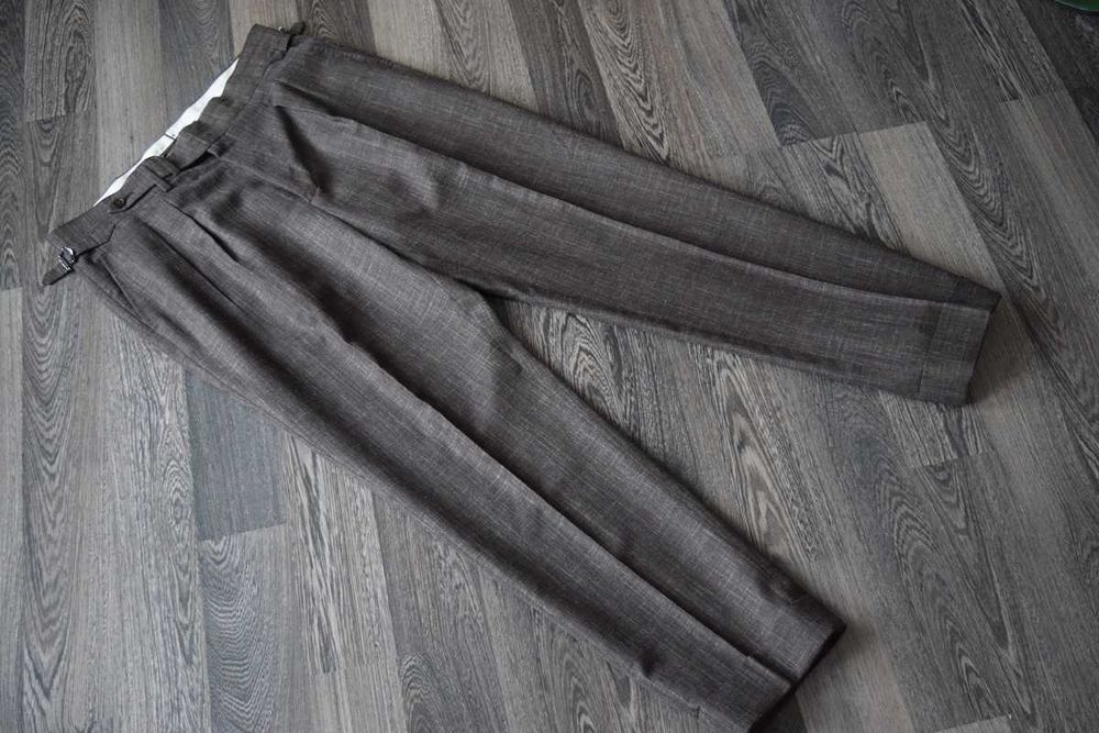 Brązowe spodnie Suitsupply MTO, rozmiar 50. OSTATNIA OBNIŻKA