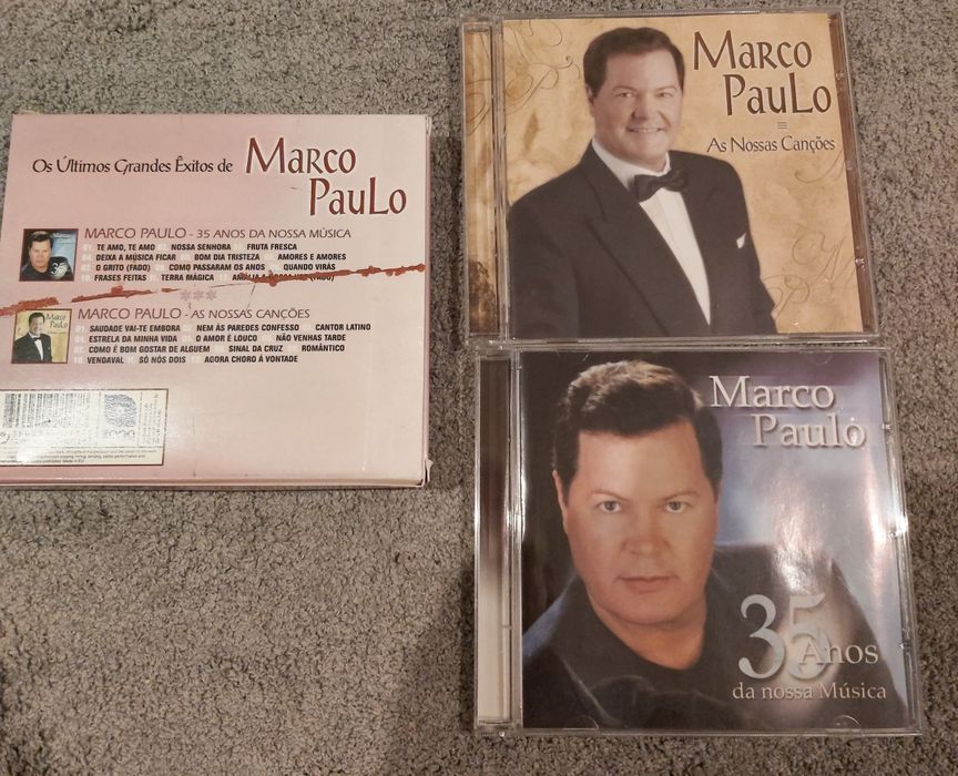 2 Cds do Marco Paulo Os Últimos Grande Êxito