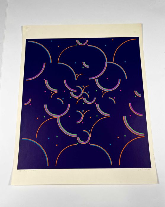 Serigrafia de Jorge Pinheiro 1973 Prova de Artista