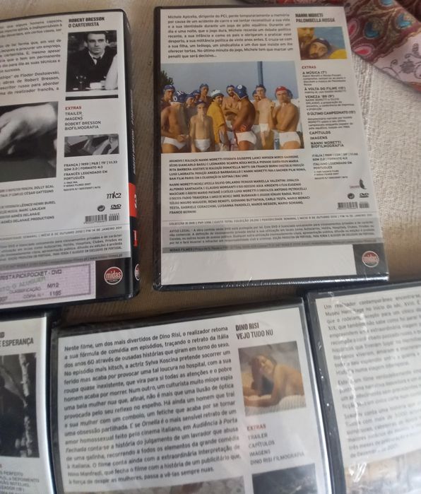 Dvds baratos originais da coleção Grandes Realizadores do jornal Públi