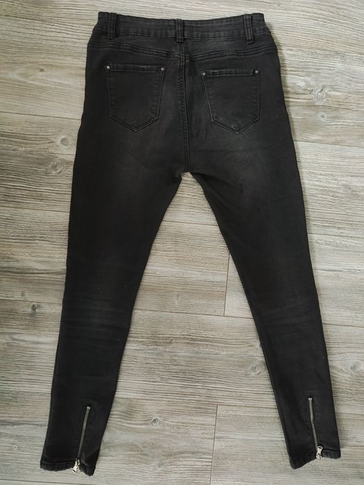Jeansy czarne r38