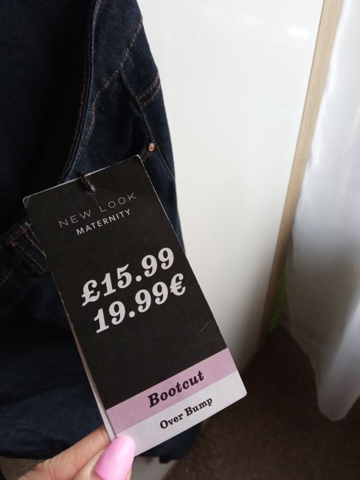 New look nowe spodnie damskie ciążowe jeansowe jeansy 44/XXL