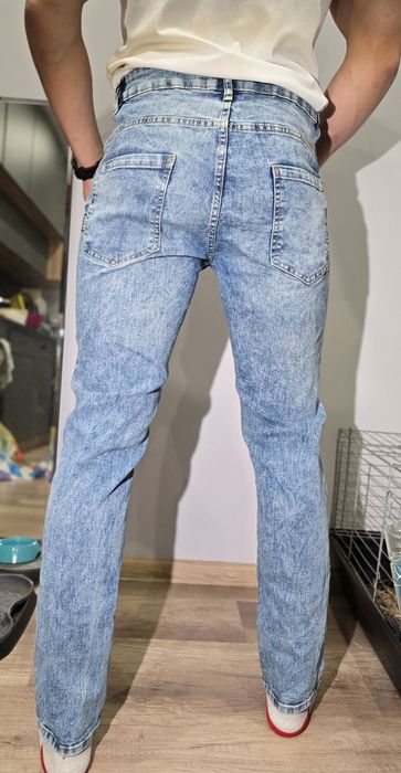 Spodnie dżinsy jeansowe cropp 32