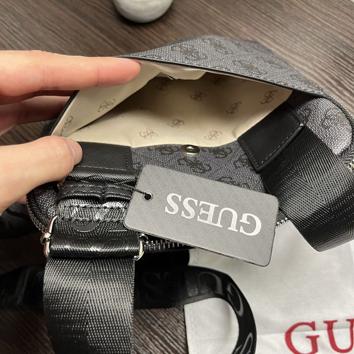 ПОДАРУНОК‼️ Сумка чоловіча через плече GUESS VEZZOLA, гес, гуес