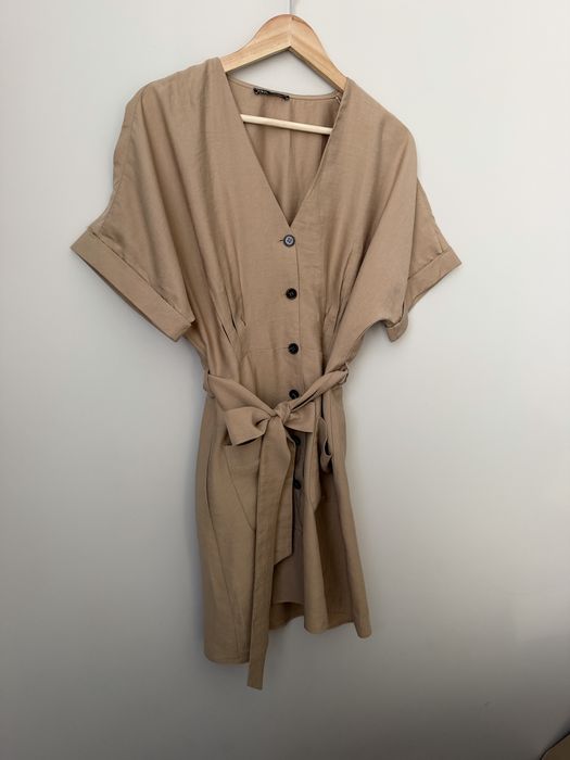 Розкішна сукня M/L льон котон Zara стиль old money