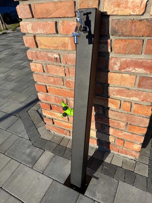 Kran ogrodowy - dwa wyjścia - do przyłącza wody z ziemi 3/4” gw