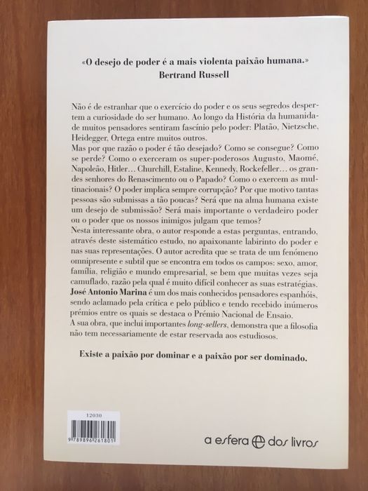 Livro - A Paixão do Poder