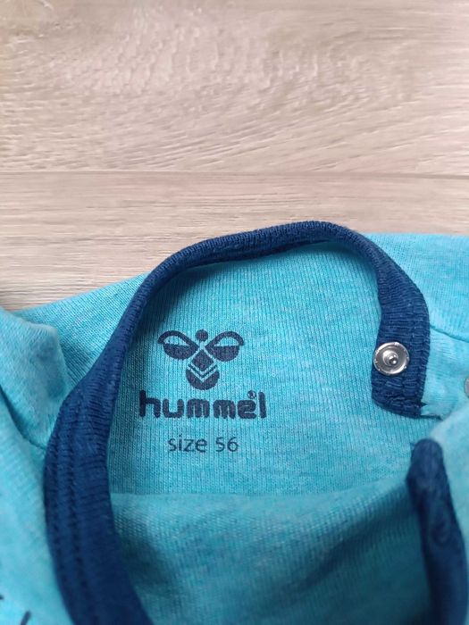 Rampers niebieski krótki rękaw piłka nożna 'Hummel' 56