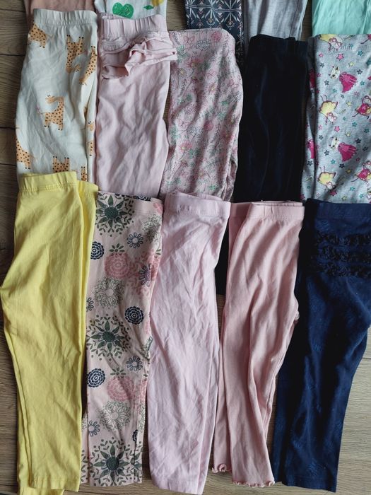 Mega paka legginsy 15 sztuk Sinsay Primark 18-24m 86-92cm  Stan bardzo