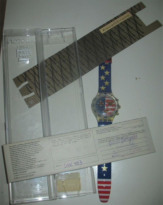 Swatch - AquaChrono American Dream - SEK1 0 3 (1 9 9 5)