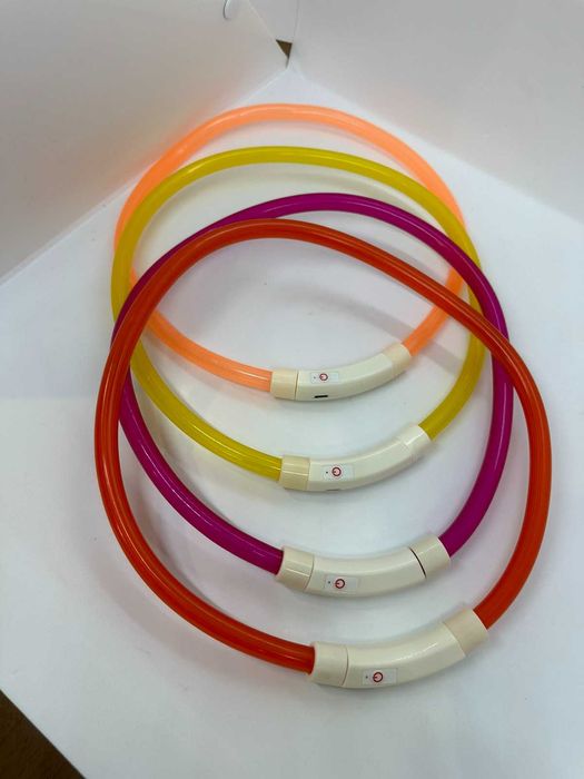 Светодиодный силиконовый ошейник для собак, кошек