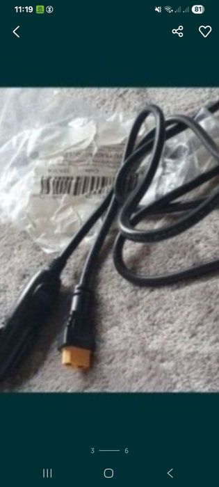 Kabel xt60 xt 60  gniazdo zapalniczki do stacji ładowania allpowers
