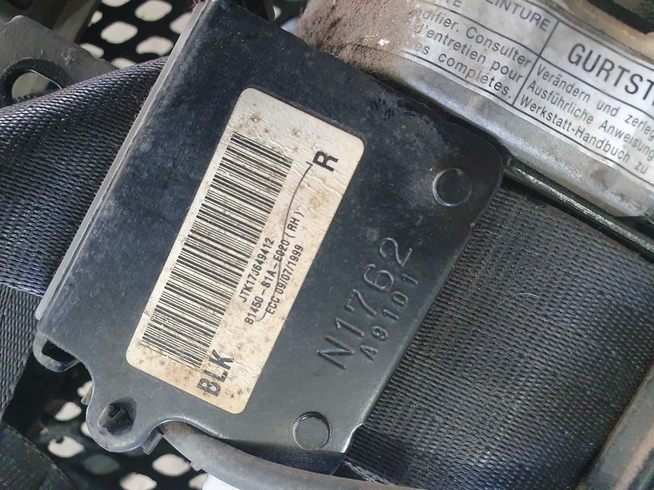 Pas pasy bezpieczenstwa przod Honda Accord 6 VI kpl
