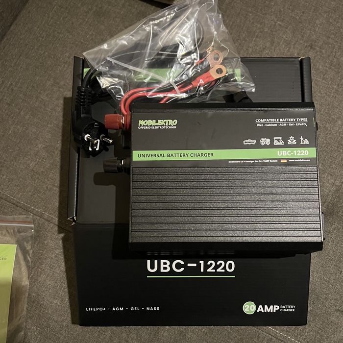 MOBILEKTRO 20A/12V зарядний пристрій для LiFePO4-AGM-Gel-Wet