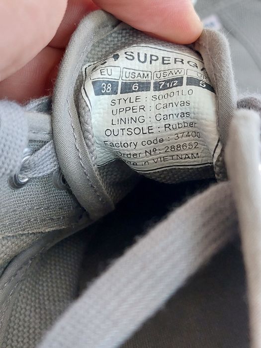 Кеди жіночі  Superga Platform Grey 38/23,5см. взуття жіноче кеды женские