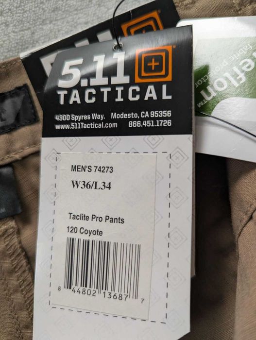 Nowe spodnie taktyczne 5.11 Taclite Pro Pants
