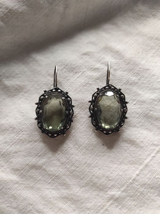 Серьги мельхиор .