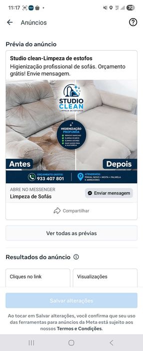 Higienização de Sofás e Estofos Profissional