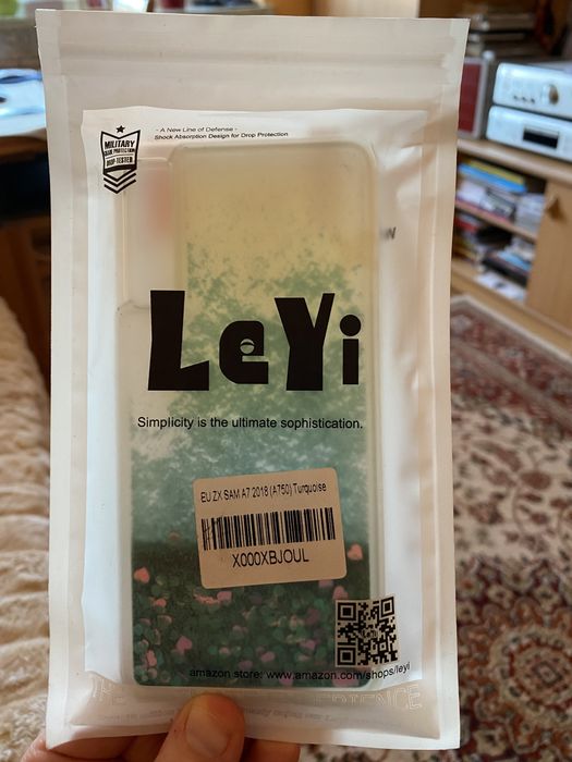 LeYi samsung A7 kolor turkusowy