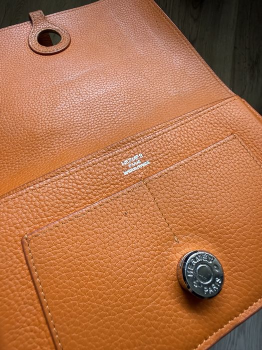 Клатч гаманець Hermes фурнітура RIRI