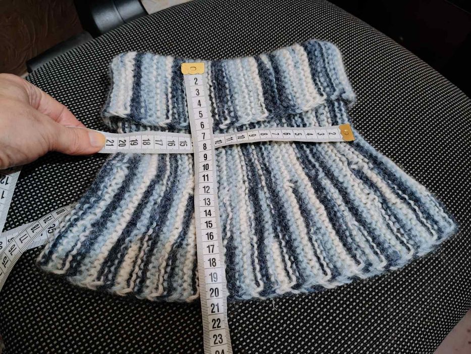 Вязаный шарф снуд хомут манишка горжетка Ручная работа