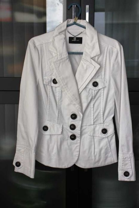 White coat worn once, MANGO SUIT suit, size XS